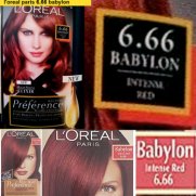 loreal 666 babylon red